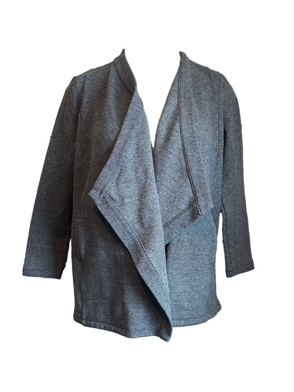 Banana Republic Gray Herringbone Suit Jacket XS